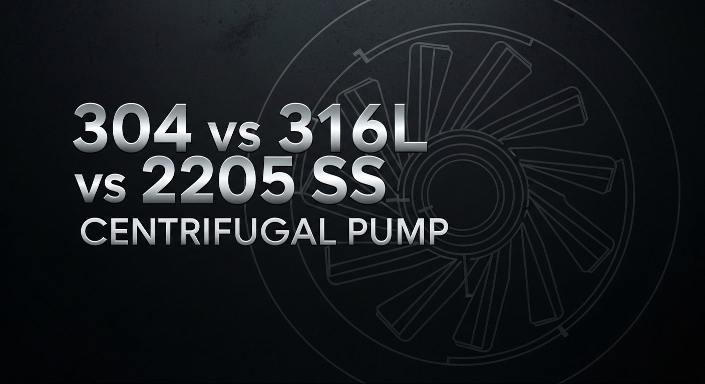 304 vs 316L vs 2205 ປັ centrifugal ມມມມມມ