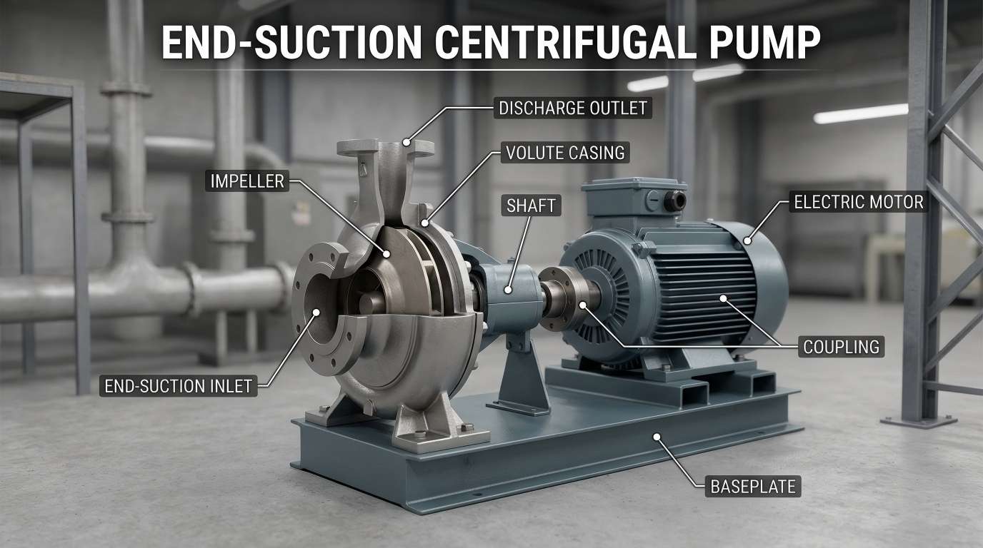 ປັ໊ມ Centrifugal End-Suction ແມ່ນຫຍັງ?