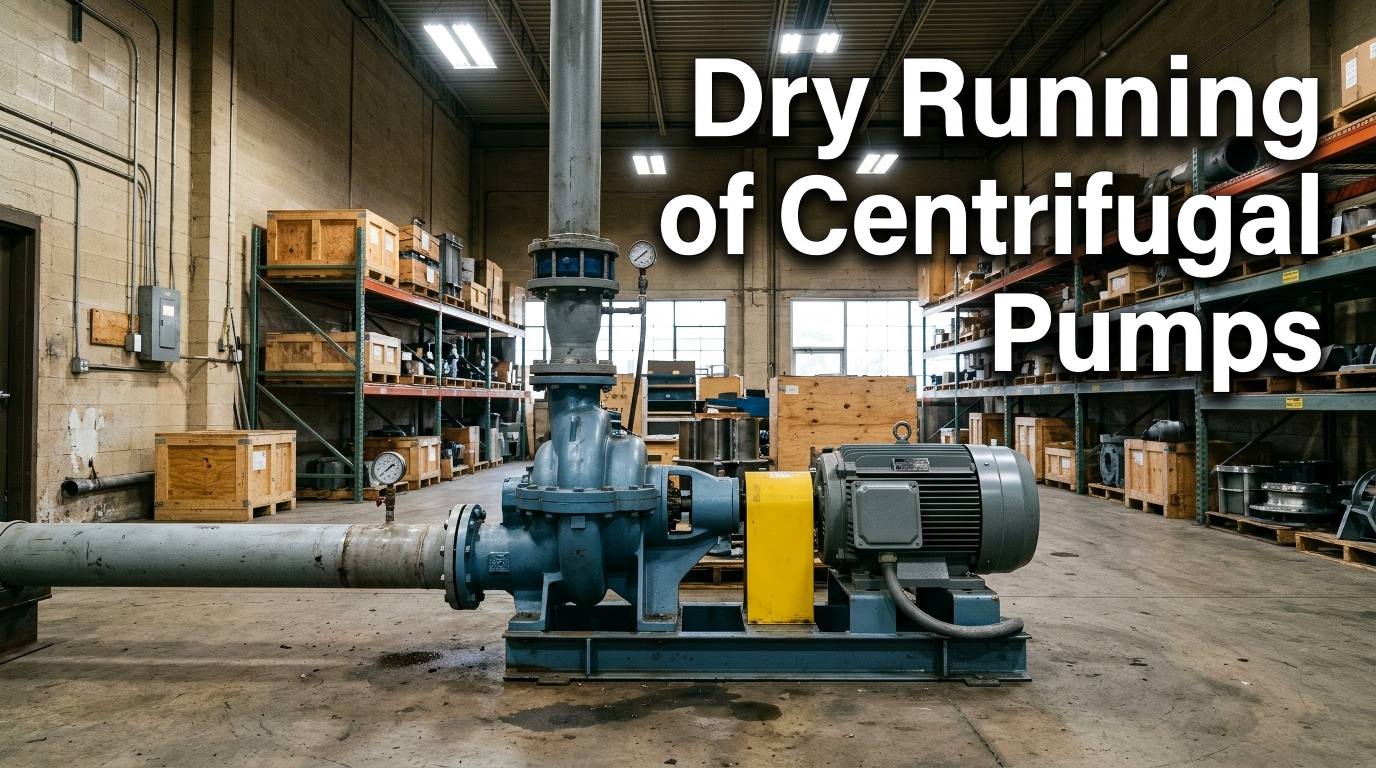 ການແລ່ນແຫ້ງຂອງປັ໊ມ centrifugal ແມ່ນຫຍັງ?