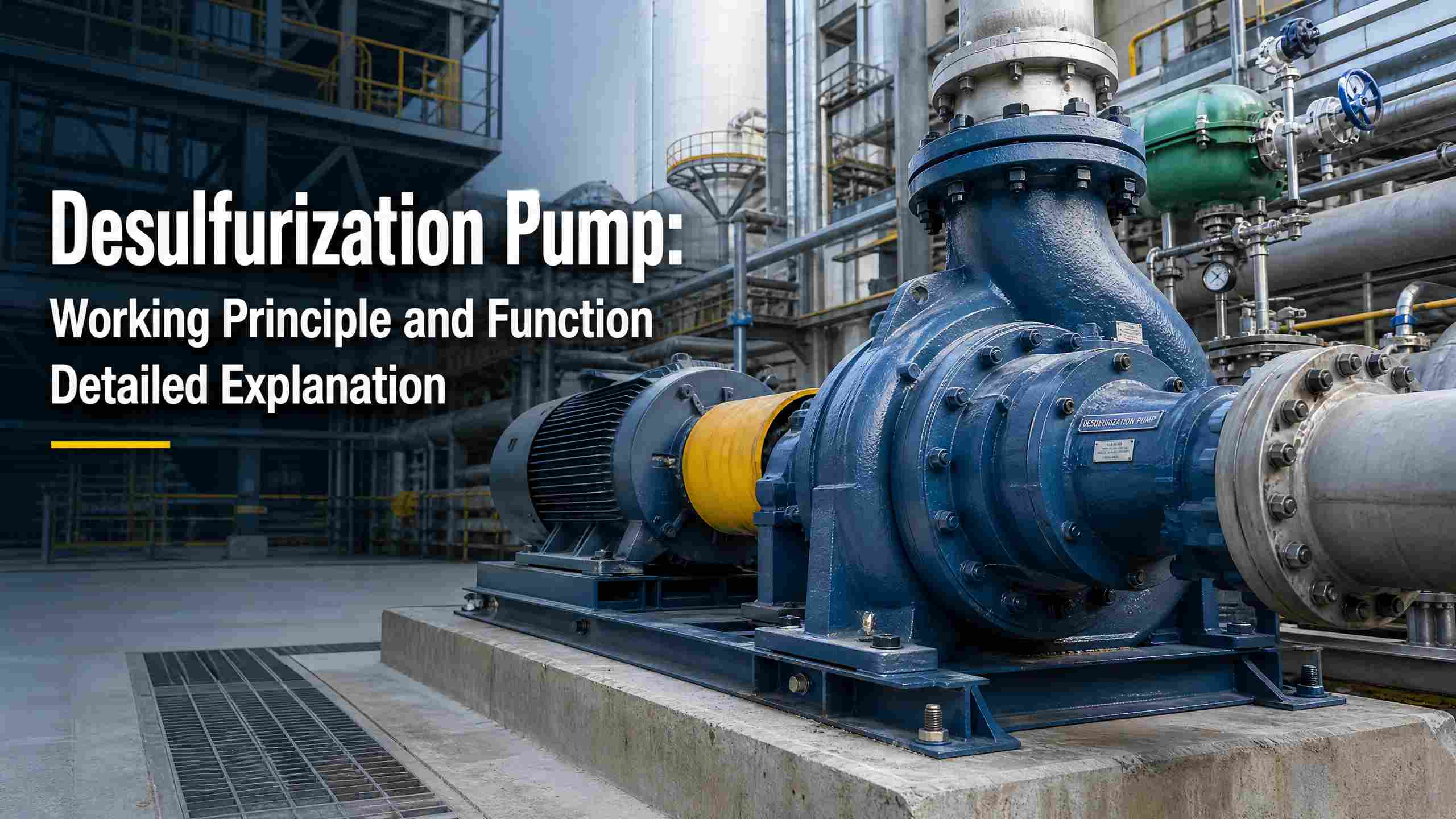 ປັ໊ມ desulfurization: ຫຼັກການການເຮັດວຽກແລະຫນ້າທີ່ຄໍາອະທິບາຍລາຍລະອຽດ