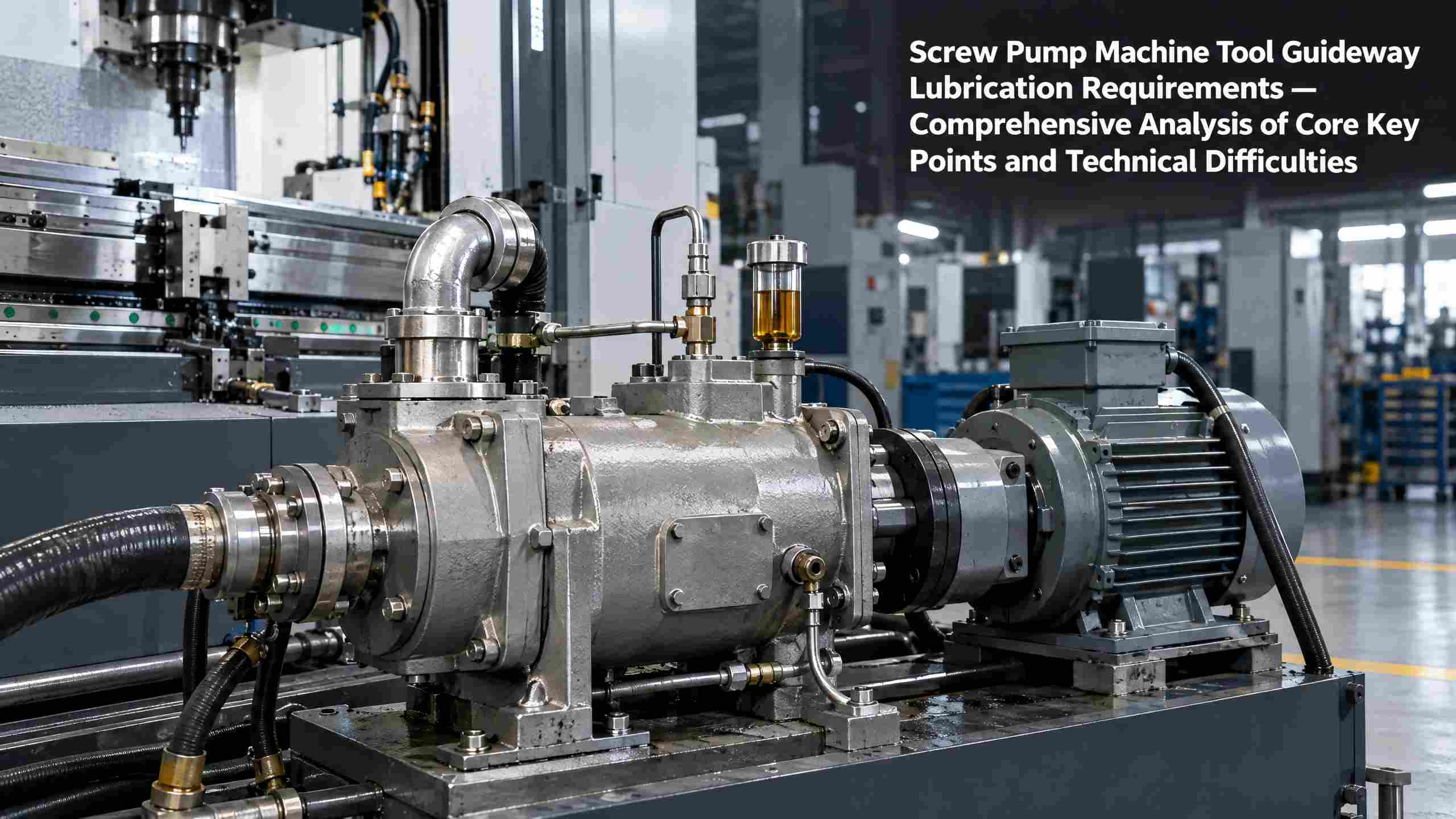 Screw Pump Machine Tool Guideway ຄວາມຕ້ອງການຂອງການຫລໍ່ລື່ນ - ການວິເຄາະທີ່ສົມບູນແບບຂອງຈຸດສໍາຄັນແລະຄວາມຫຍຸ້ງຍາກດ້ານວິຊາການ