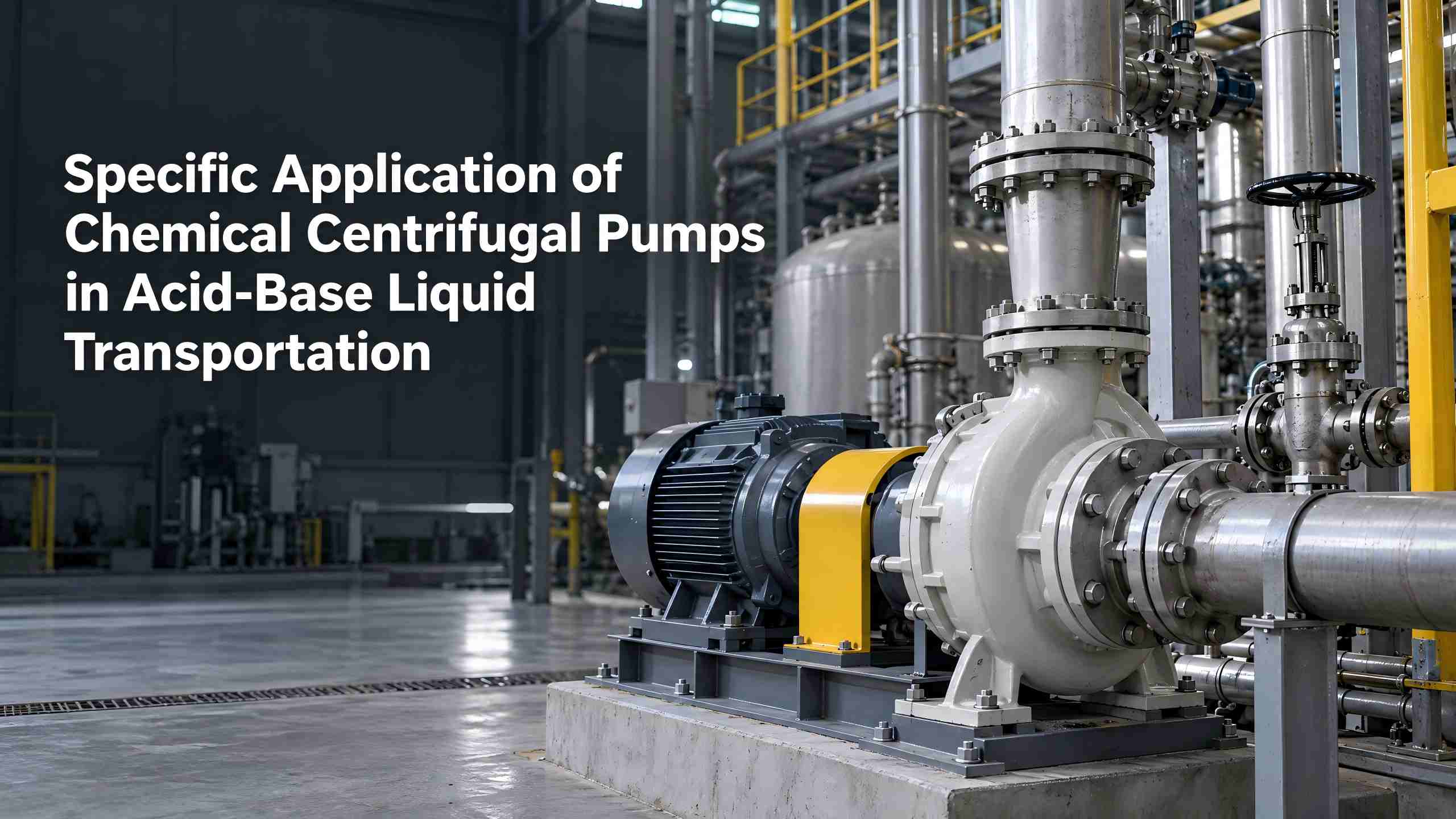 ການ​ນໍາ​ໃຊ້​ສະ​ເພາະ​ຂອງ Centrifugal Pumps ທາງ​ເຄ​ມີ​ໃນ​ການ​ຂົນ​ສົ່ງ​ຂອງ​ແຫຼວ​ຖານ​ອາ​ຊິດ​