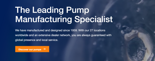 Pictures from Centrifugal Pump Brands' Official Websites